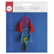 Kit DreamCatcher Attrape-rêves 14x41cm Couleurs vives