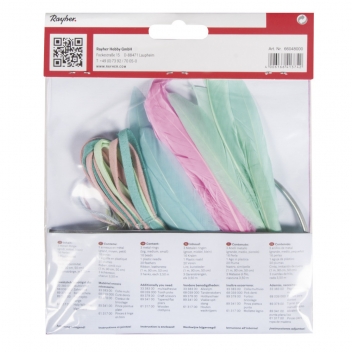 66048000 - 4006166413742 - Rayher - Kit DreamCatcher Attrape-rêves 14x41cm Couleurs pastel