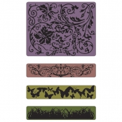 Classeur d'embossage Texture Fades Sizzix Printemps