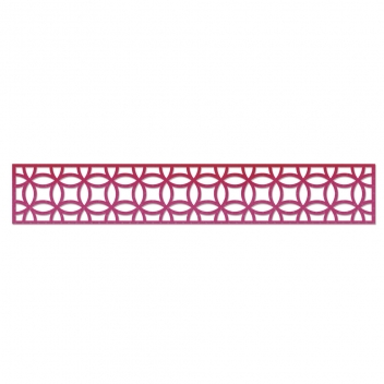 57375000 - 4006166403231 - Sizzix - Matrice découpe (Die) Sizzlits Deco. Strip Sizzix Géométrie