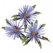 Matrice découpe & embossage (Die) Thinlits Sizzix Flower Aster