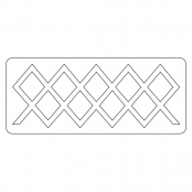 Matrice découpe (Die) Frameworks Sizzix Lattice