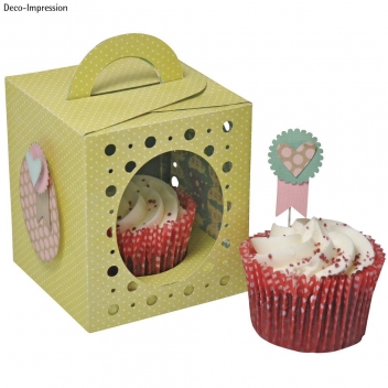 59680000 - 0841182099983 - Sizzix - Matrice découpe & embossage Thinlits Plus Sizzix Cupcake - 4