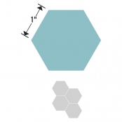 Matrice découpe (Die) Bigz Sizzix Hexagon 4