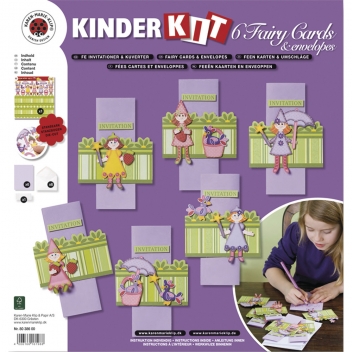 8038600 - 4006166161988 - Karen Marie Klip - Kit Fée 6 cartes & enveloppes - 2