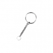 Porte-clé avec chaîne à maillons ø2,5cm 4 pièces
