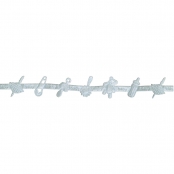 Ruban satin Motifs naissance Bleu 4 mètres