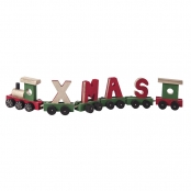 Kit Train de Noel en bois avec peinture