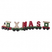 Kit Train de Noel en bois avec peinture