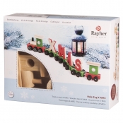 Kit Train de Noel en bois avec peinture