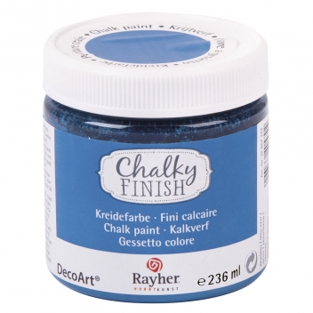 38868374 - 4006166406096 - Chalky Finish - Peinture craie Chalky Pour Matériau poreux 236 ml Bleu azur - 2