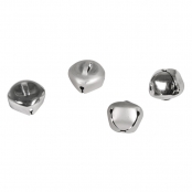 Grelot / Clochettes en métal argenté ø1,5cm assortis (x27)