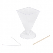 Moule pour savon ou bougie Pyramide 9 x 6 cm