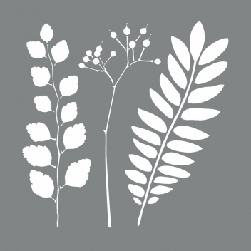38978000 - 4006166499371 - Rayher - Pochoir Botanic 20,32 x 20,32cm