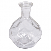 Vase en verre facetté 11,5cm