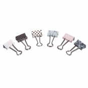 Pince clip Design assortis 2cm (6 pièces)