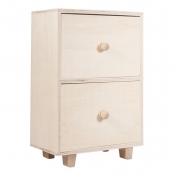 Commode en bois sur pied 24cm