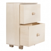 Commode en bois sur pied 24cm