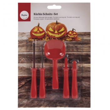 69160000 - 4006166248658 - Rayher - Outils pour découper et sculpter des citrouilles d\'halloween