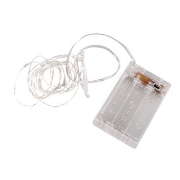 69169102 - 4006166253157 - Rayher - Mini-chaîne lumineuse 20 lumignons LED 220cm blanc chaud + minuterie - 2