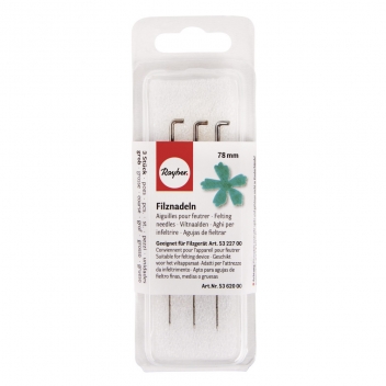 5362000 - 4006166730405 - Rayher - Aiguille pour feutrer Ø gros Lg 78 mm 3 pièces