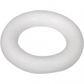 Anneau plat en polystyrène Ø 12 cm