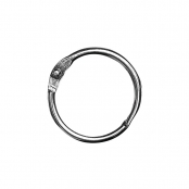 Anneau en métal ouvrable Ø 24 mm Argent