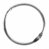 Anneau en métal ouvrable Ø 44 mm Argent