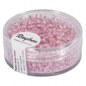 Perle Rocaille arktis lustrée Rose tendre 2,6mm 17 g