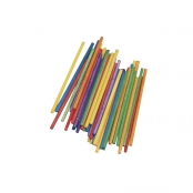 Batonnets en bois Couleurs assorties Ø 4 mm 60 pièces