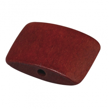 12088284 - 4006166387852 - Rayher - Perle bois Bayong Rouge cardinal Coussin 1,8 x 2,3 cm
