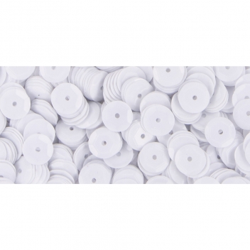 3931302 - 4006166726514 - Rayher - Sequins Blanc Ø 6 mm Bombés Boite 6 g Lavable - 3