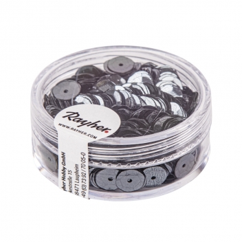 3931381 - 4006166726682 - Rayher - Sequins Bleu pigeon Ø6 mm Bombés 6 g Lavable - 3