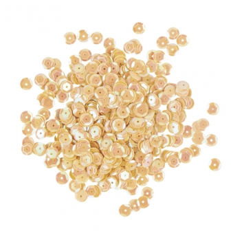 3931395 - 4006166726743 - Rayher - Sequins Jaune irisé Ø6 mm Bombés 6 g Lavable - 2