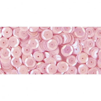 3931392 - 4006166726712 - Rayher - Sequins Rose irisé Ø 6 mm Bombés Boite 6 g Lavable - 3