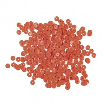 3931334 - 4006166726620 - Rayher - Sequins Orange Ø 6 mm Bombés Boite 6 g Lavable - 2