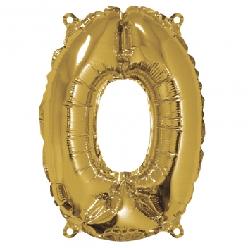 87032616 - 4006166790591 - Rayher - Ballon en aluminium Chiffre 0 Or 40cm - 2