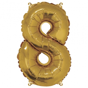87040616 - 4006166345012 - Rayher - Ballon en aluminium Chiffre 8 Or 40cm - 3