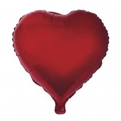 Ballon en aluminium Coeur Rouge