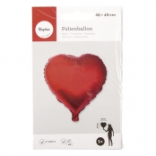 Ballon en aluminium Coeur Rouge