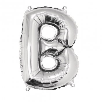 87043606 - 4006166345050 - Rayher - Ballon en aluminium Lettre B Argenté 40cm - 2