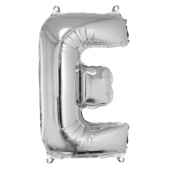 87046606 - 4006166345081 - Rayher - Ballon en aluminium Lettre E Argenté 40cm - 2