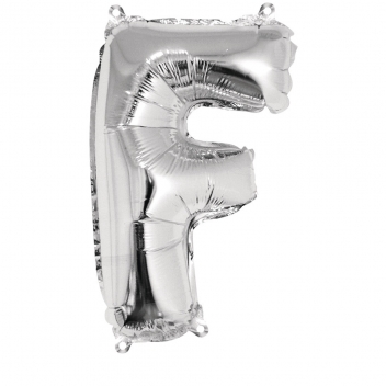87047606 - 4006166345098 - Rayher - Ballon en aluminium Lettre F Argenté 40cm - 2