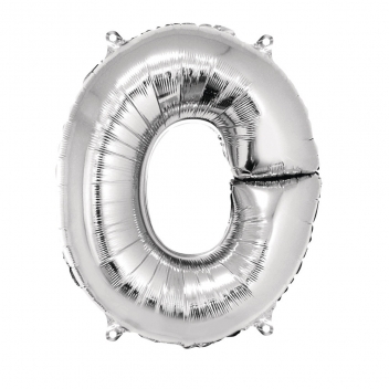 87056606 - 4006166719301 - Rayher - Ballon en aluminium Lettre O Argenté 40cm - 2