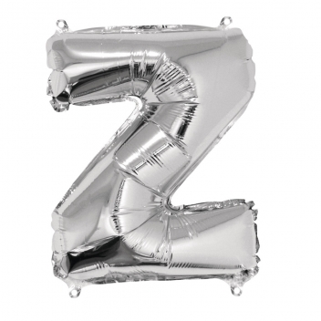 87067606 - 4006166781698 - Rayher - Ballon en aluminium Lettre Z Argenté 40cm - 2