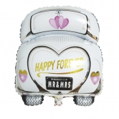 Ballon en aluminium Voiture de mariage 49x63cm