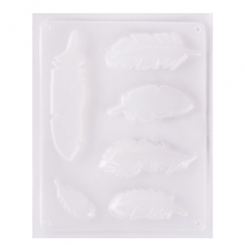 36086000 - 4006166772276 - Rayher - Moule en plastique Plumes 6 motifs - 5