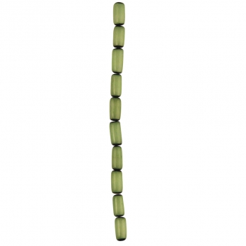 12224416 - 4006166193101 - Rayher - Perle Buri Vert pomme Cylindre Ø 6 x 14 mm