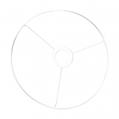 Armature abat-jour cercle avec croix Ø 20 cm