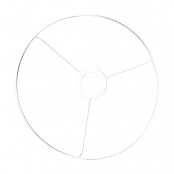 Armature abat-jour cercle avec croix Ø 40 cm